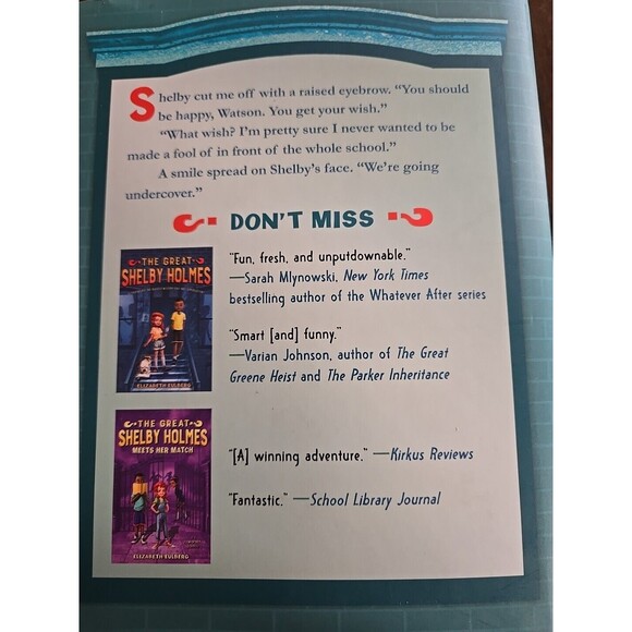 Great Shelby Holmes and the Coldest Case by Elizabeth Eulberg (2018, Hardcover) - Picture 2 of 6